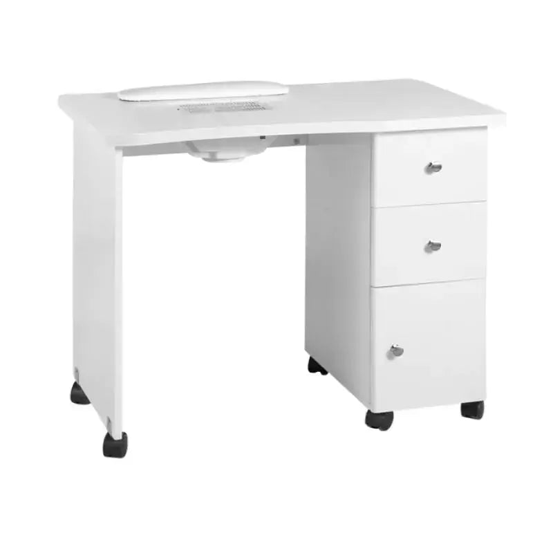 White Wood desk with absorber BarberCity
