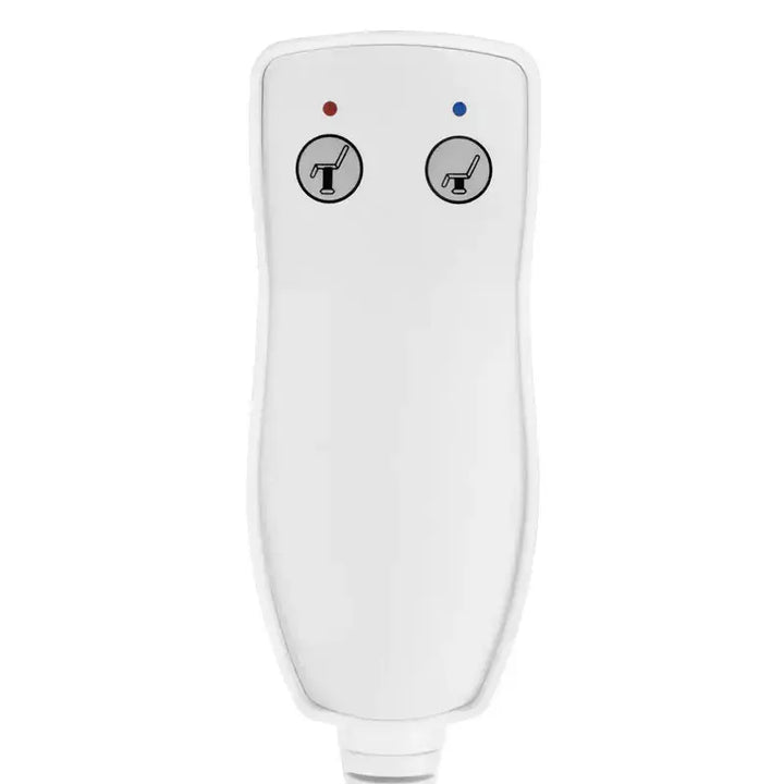 Electric bed massage azzurro 1 force. White BarberCity