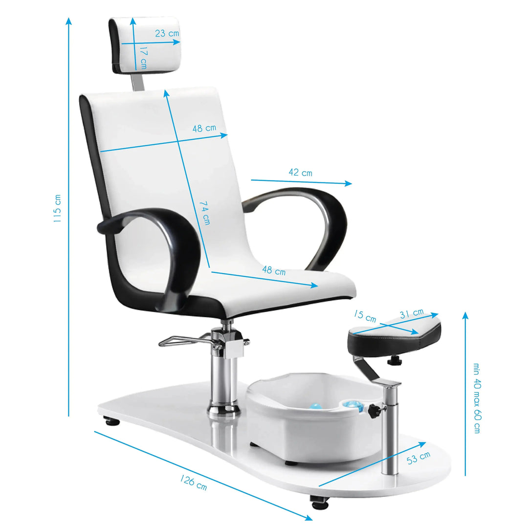 Spa chair for pedicure with massager BarberCity