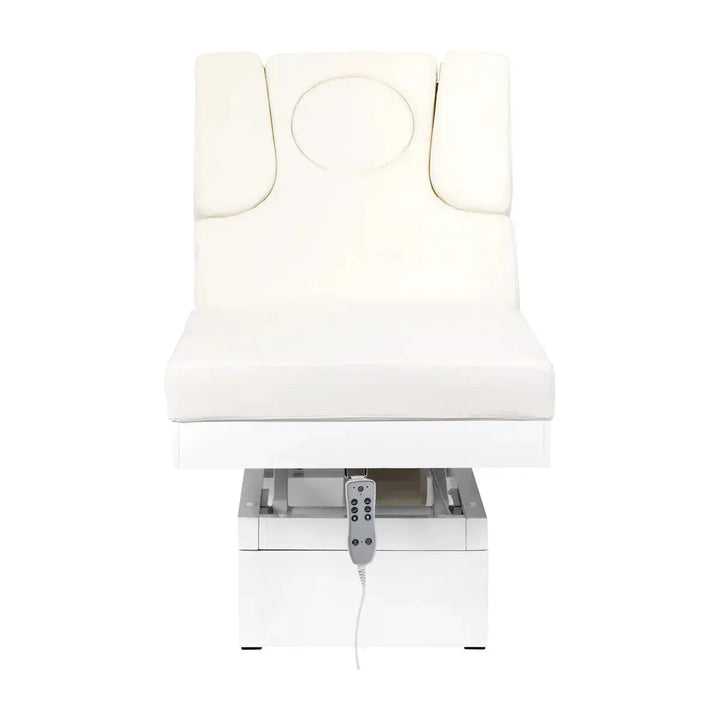 Spa cosmetic bed azzurro glowing white heated BarberCity