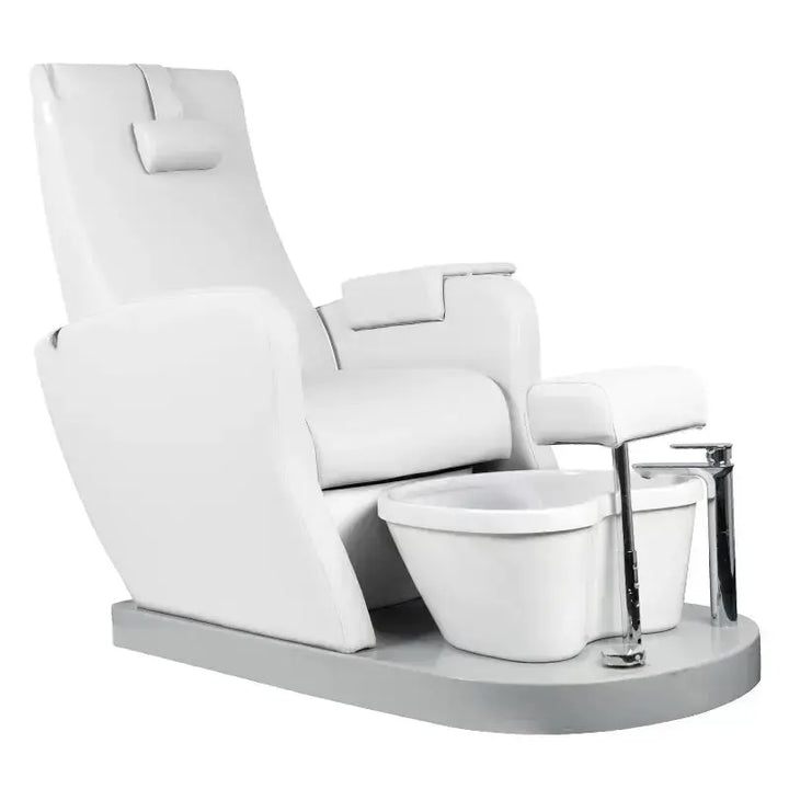 Spa chair for pedicure azzurro 016 white BarberCity