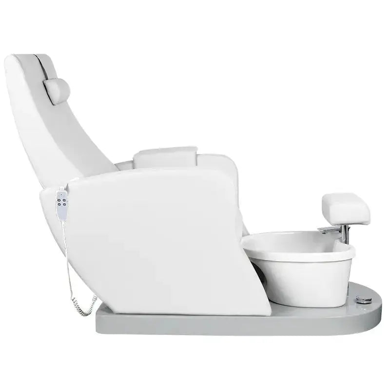 Spa chair for pedicure azzurro 016 white BarberCity