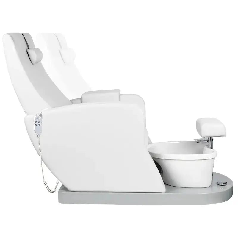 Spa chair for pedicure azzurro 016 white BarberCity