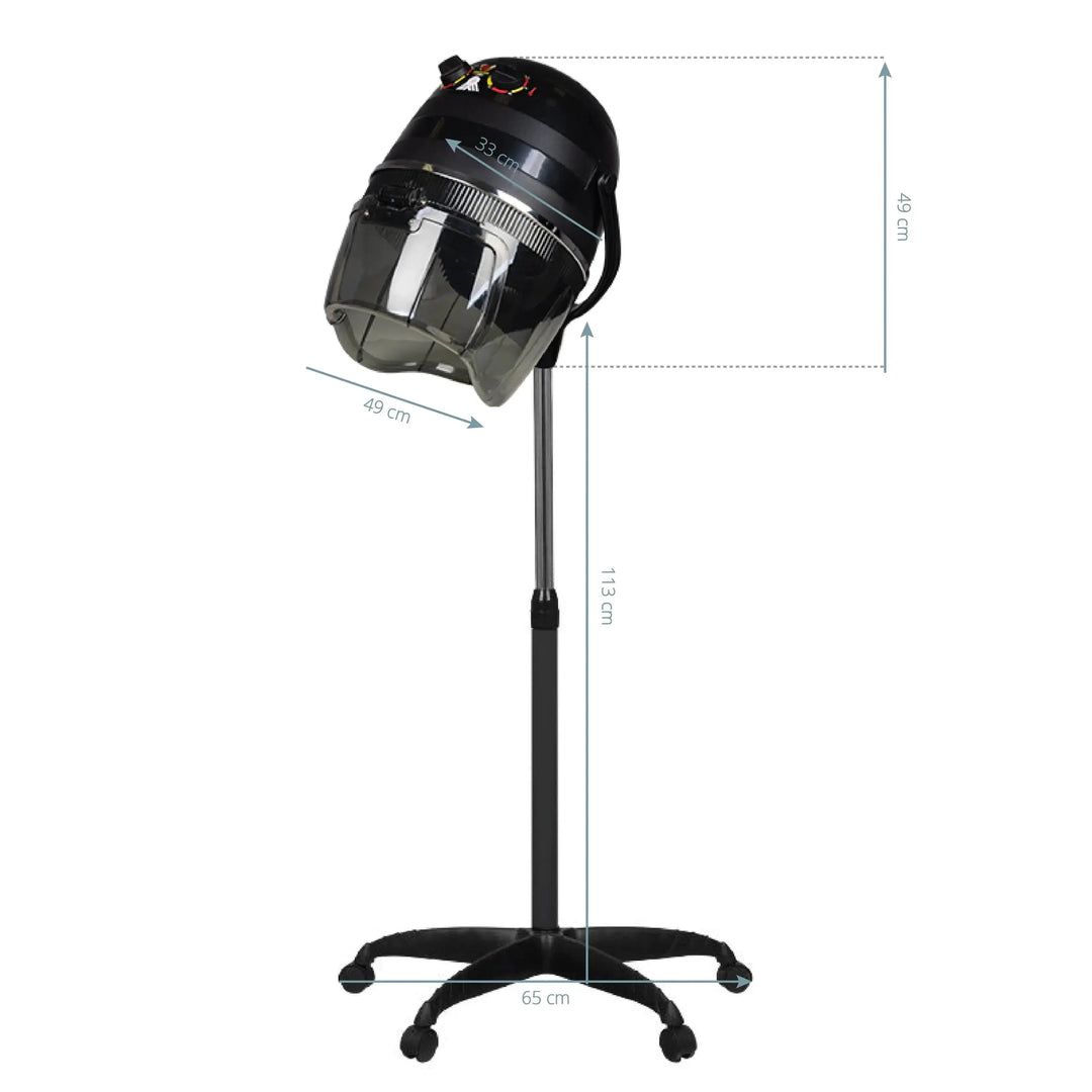 Standing dryer 1600 one speed black Gabbiano
