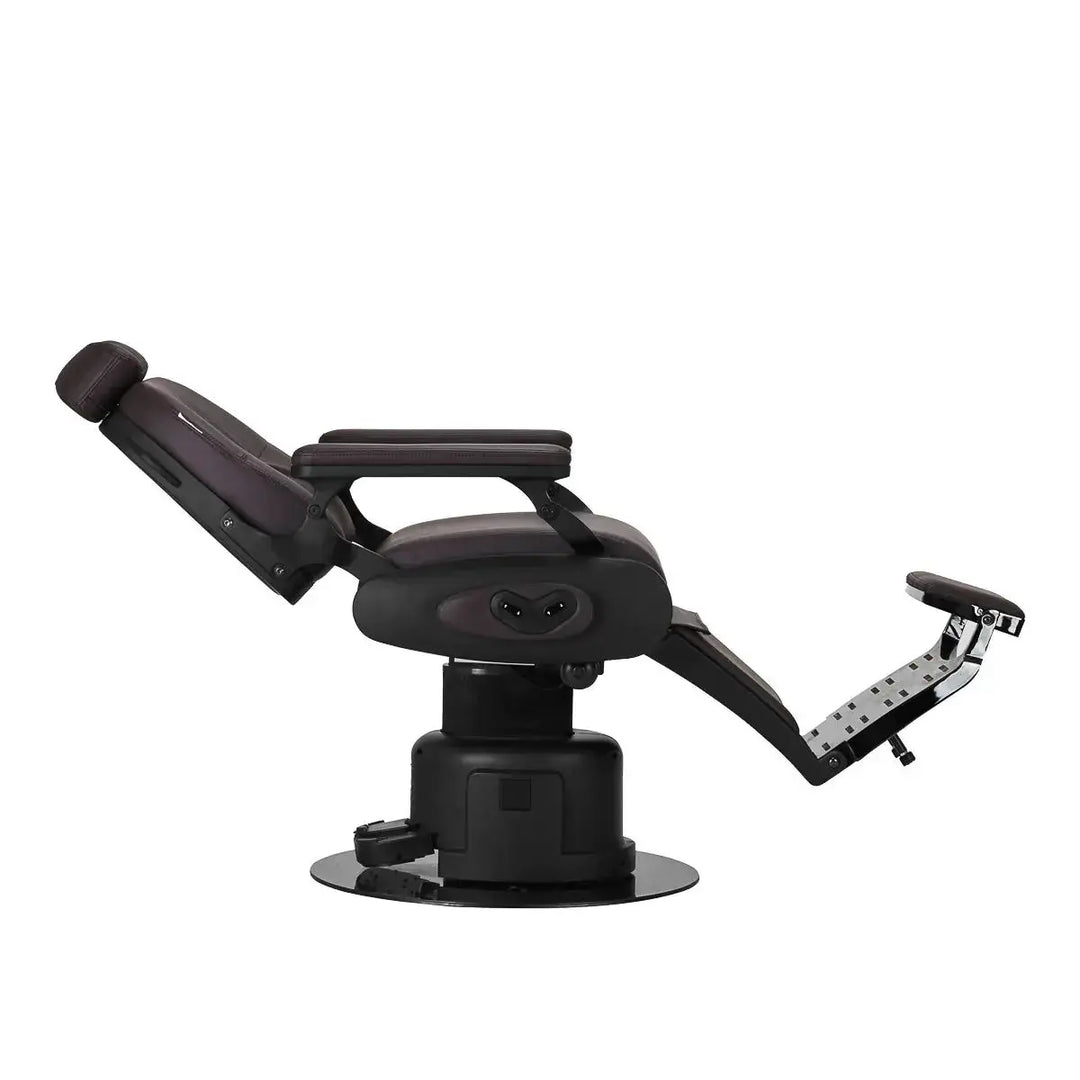 Duke Electric Barber Chair Brown Gabbiano