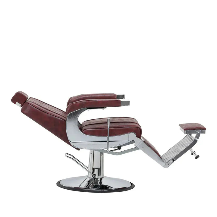 Barber chair BM88066 burgundy Hair System