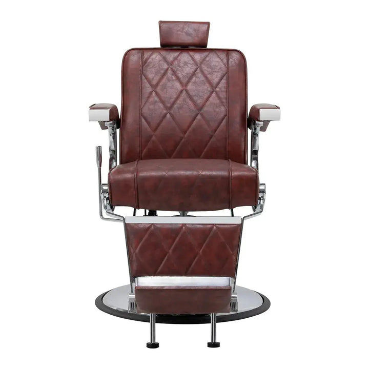 Barber chair BM88066 burgundy Hair System