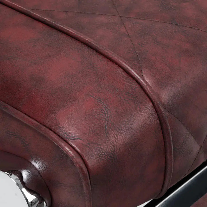 Barber chair BM88066 burgundy Hair System