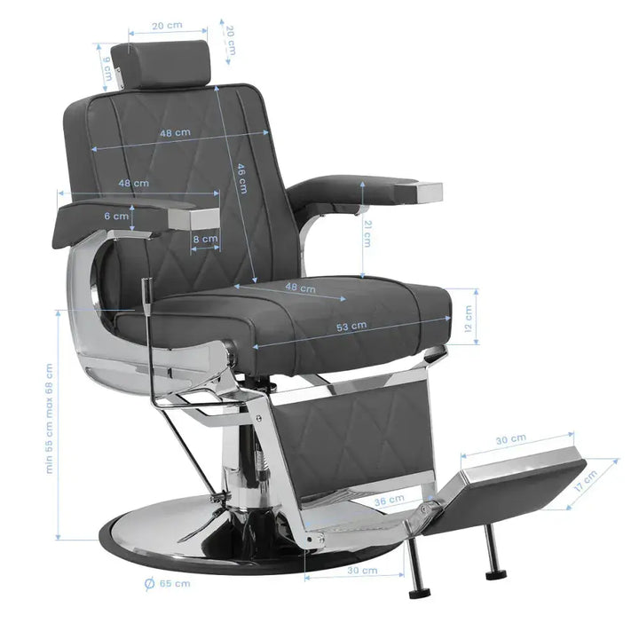 barber chair BM88066 grey Hair System