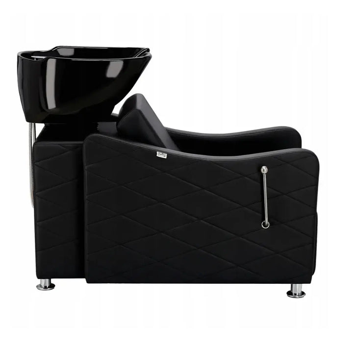 Schamponering King – Lyxig Tvättstol med Svart BarberCity