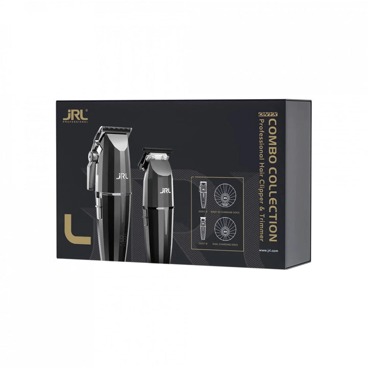 JRL Onyx Collection Combo Kit – Premium Clipper & Trimmer Set JRL