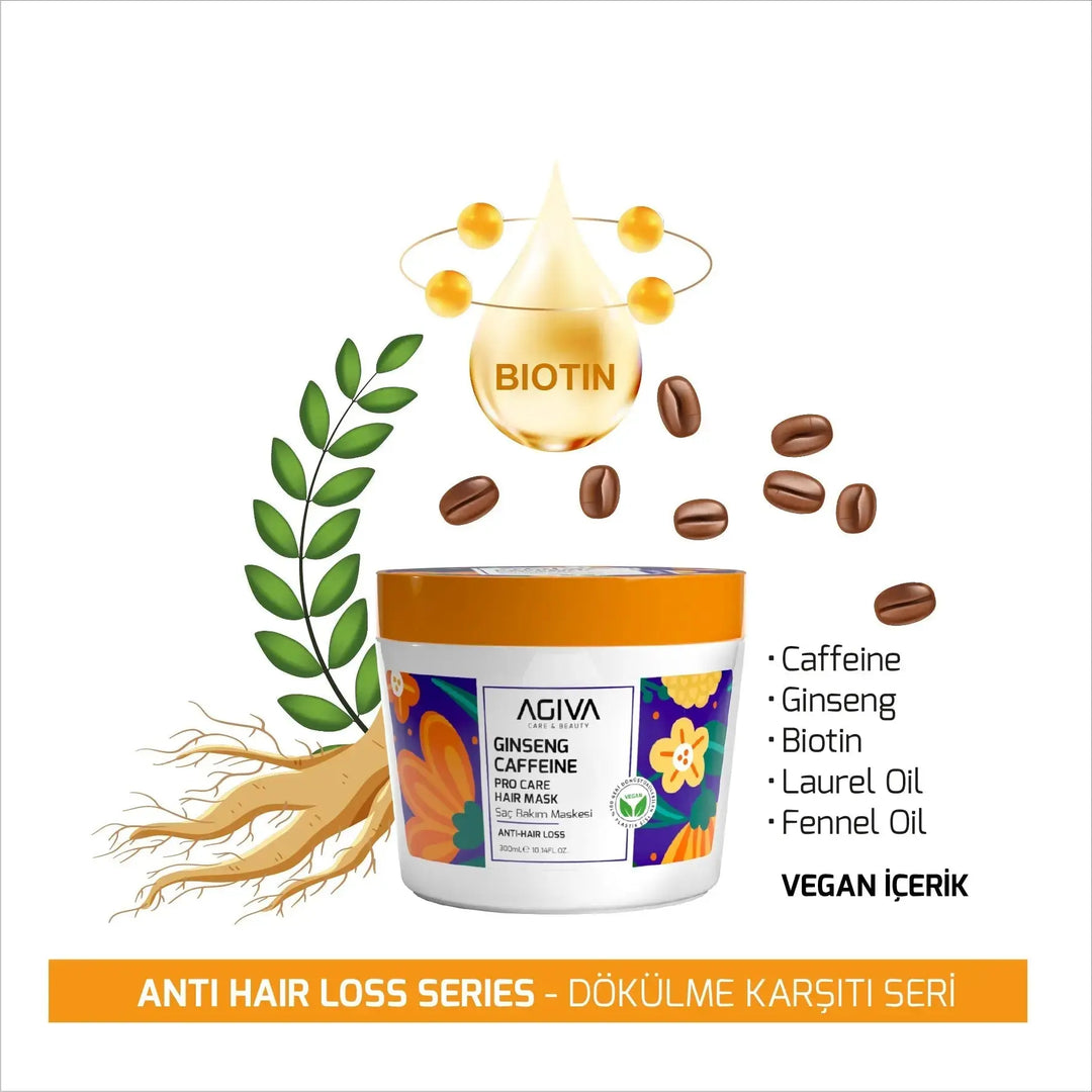Caffeine Ginseng Pro Care Hair Mask AGIVA