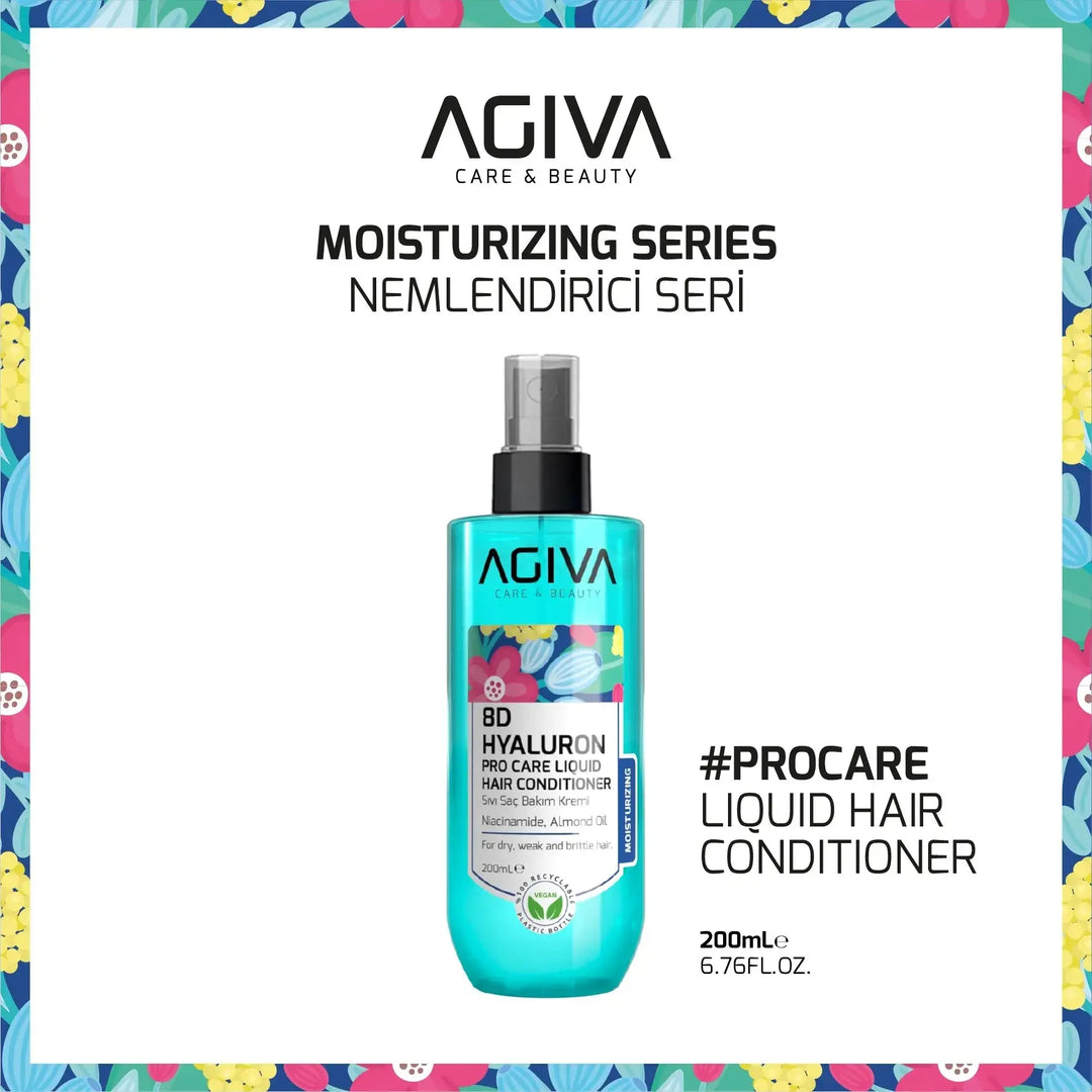 8D Hyaluron Pro Care Liquıd Hair Conditioner AGIVA