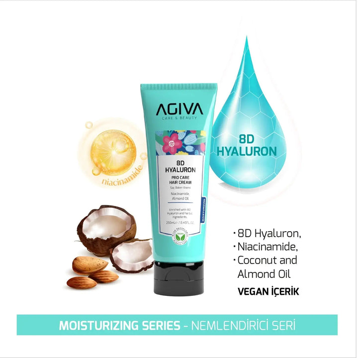 8D Hyaluron Pro Care Hair Cream AGIVA