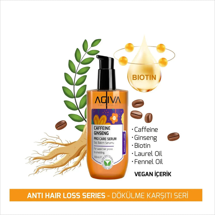 Caffeine Ginseng Pro Care Hair Serum AGIVA