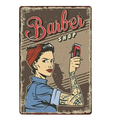 Barber Vintage Metal #01 My Store
