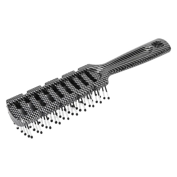 Ventilerad Frisörborste i Kolfibermönster BarberCity