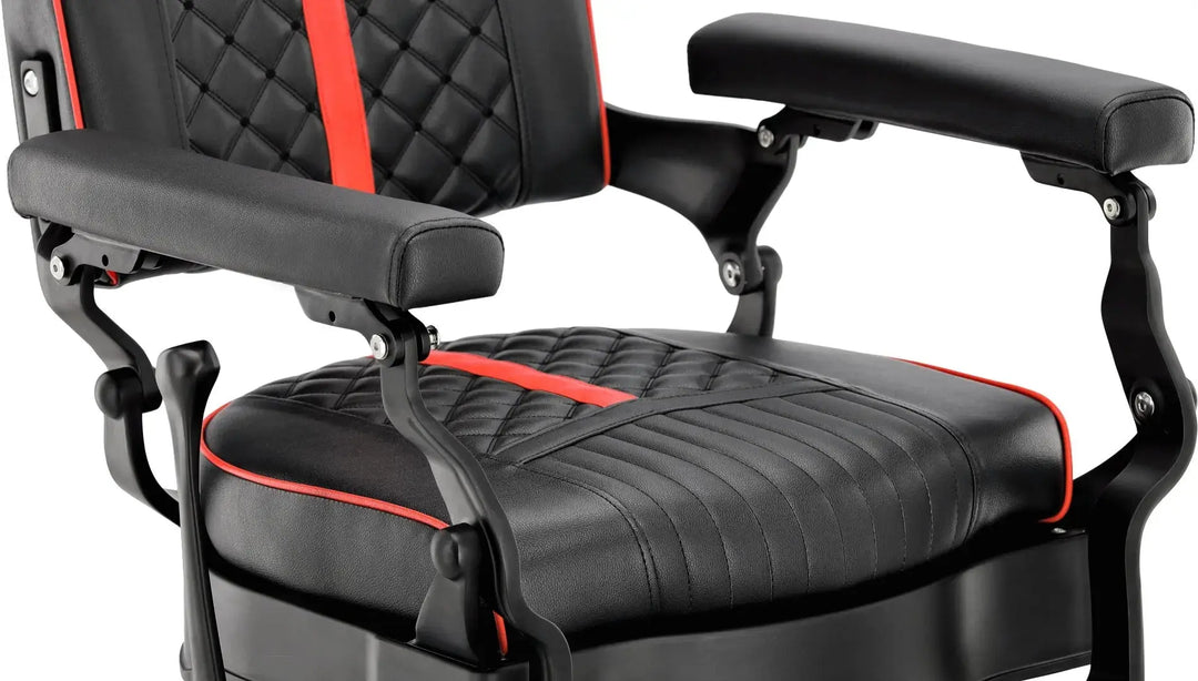 Barber chair Black-RED My Store