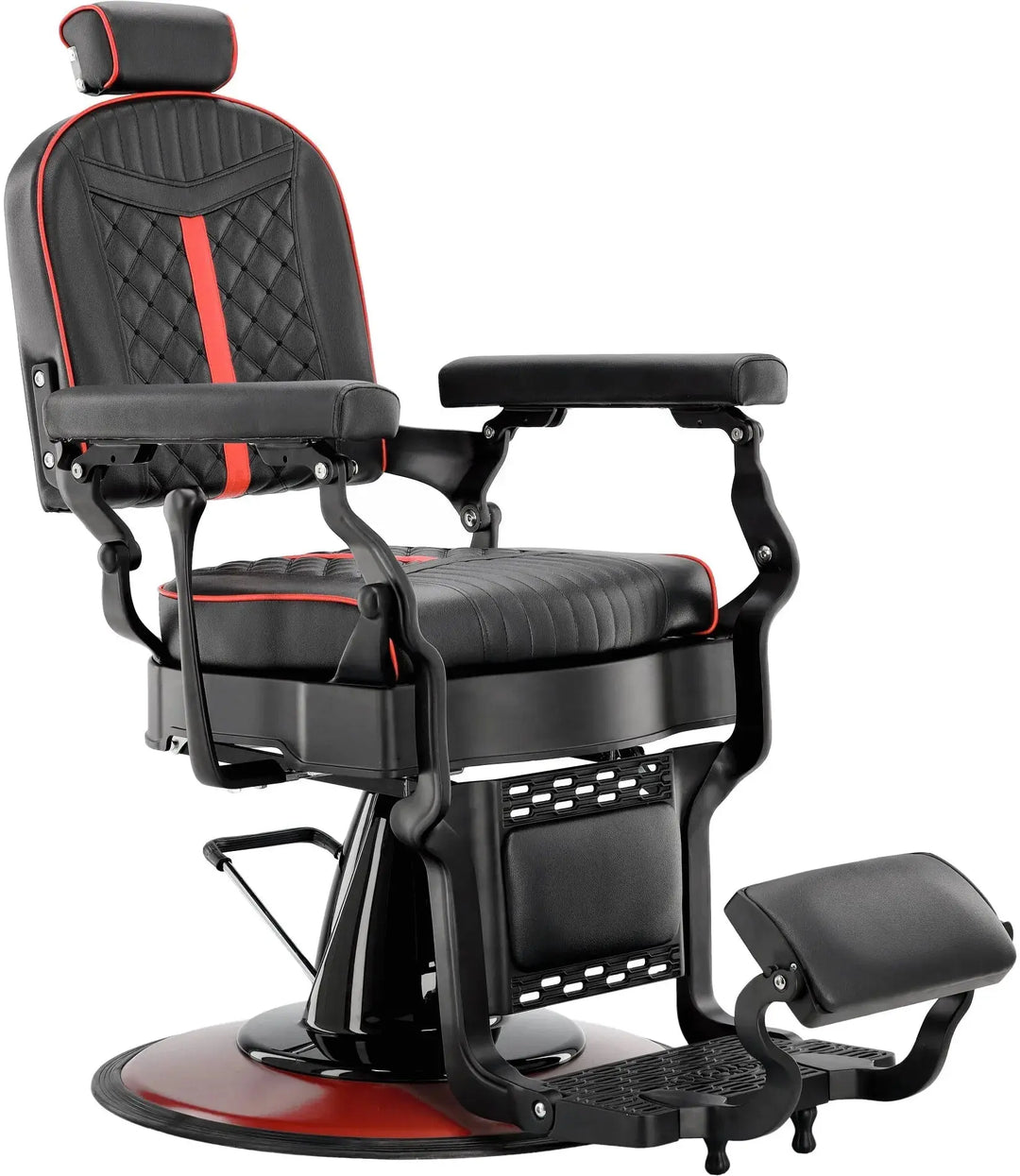 Barber chair Black-RED My Store