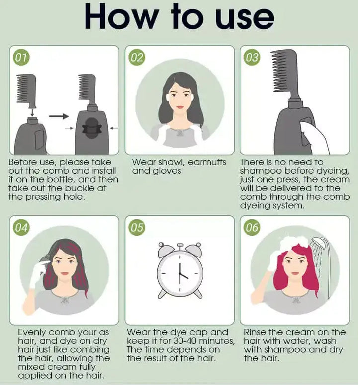 Color Shampoo - brown Black DEXE