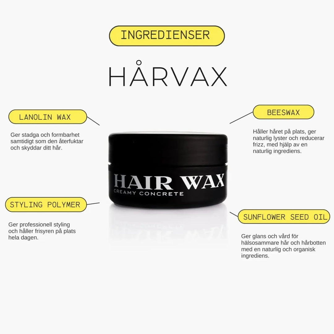 Hair Wax Black 100ml Brothers Of Sweden