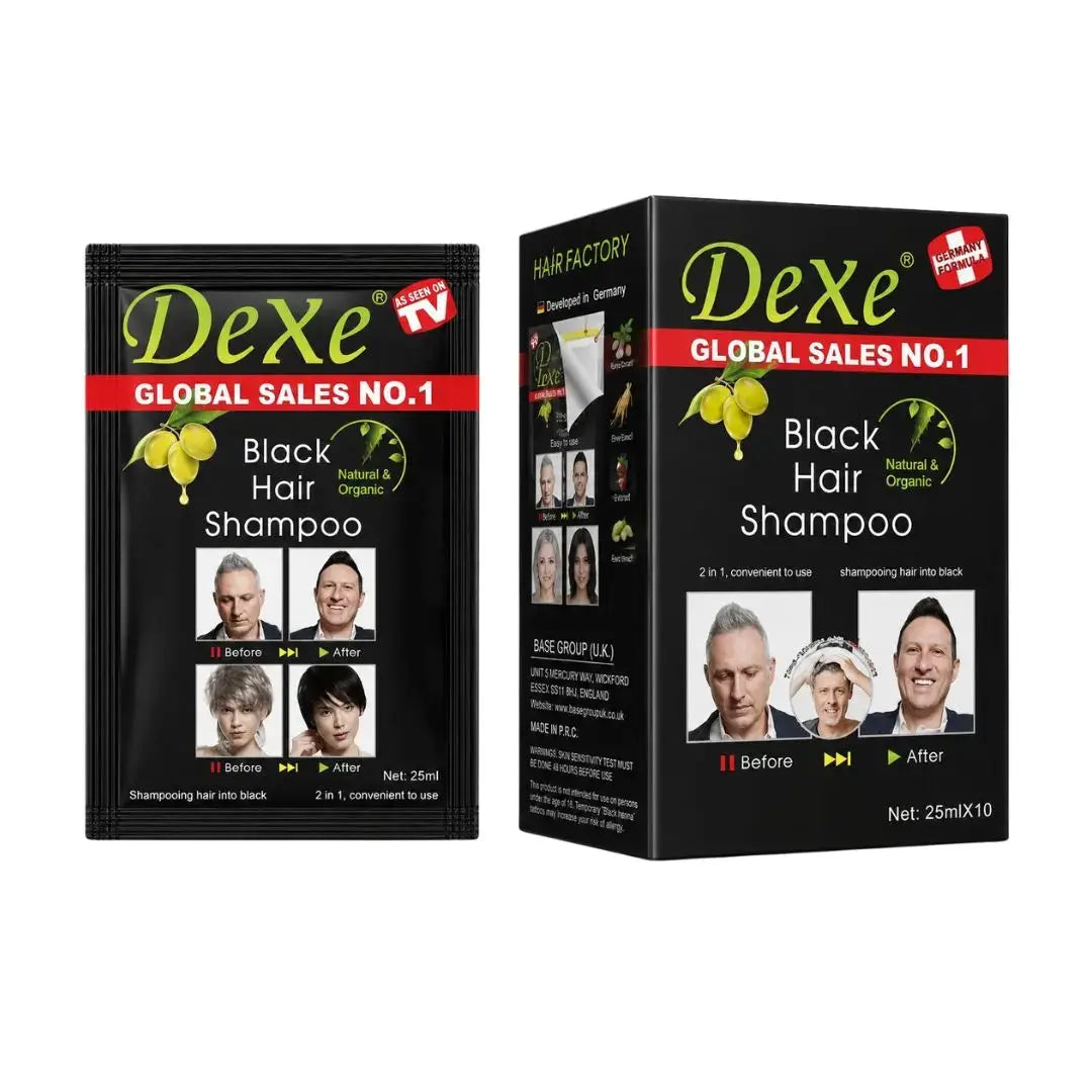 Dexe Black Hair Shampoo 10 x 25 ml DEXE