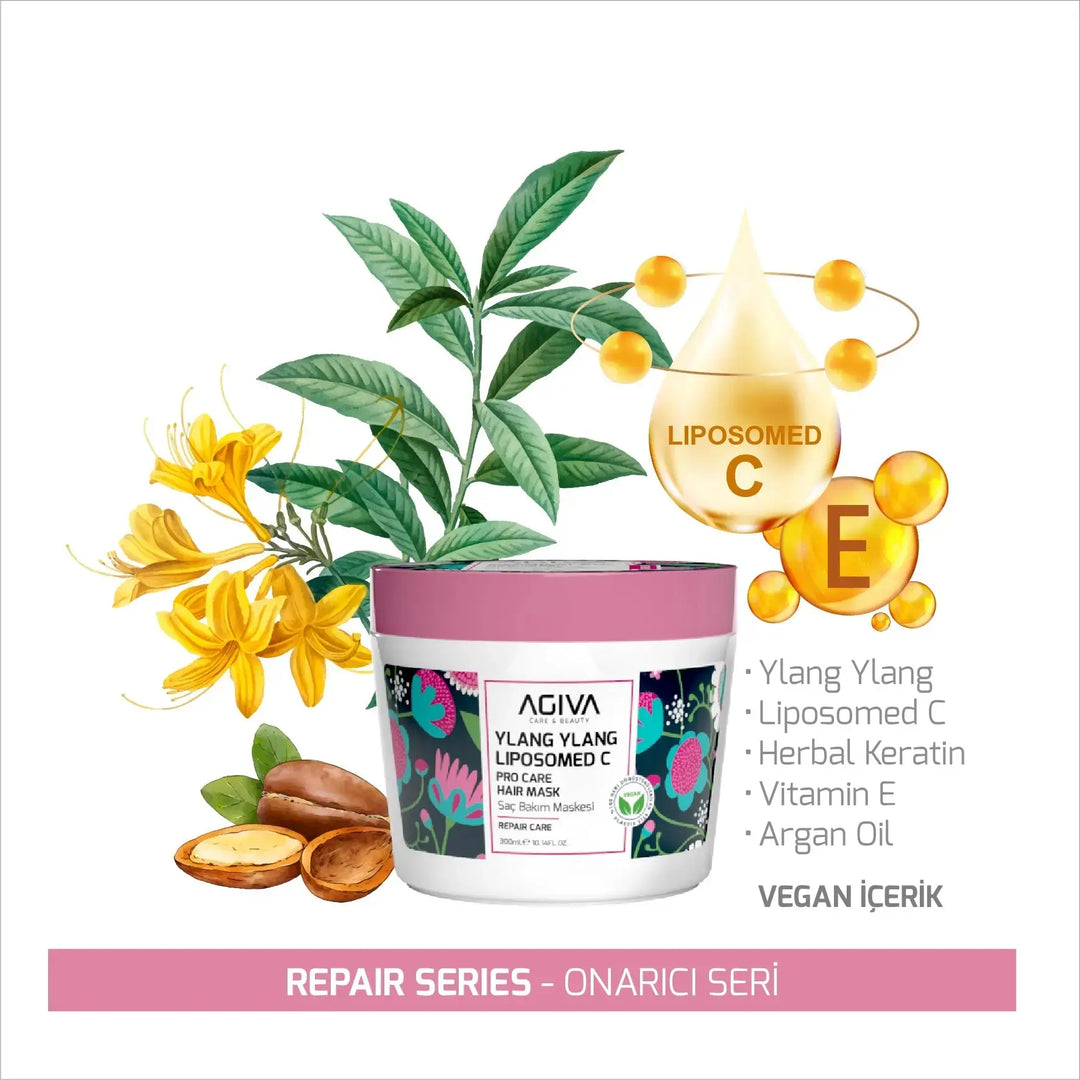 Ylang Ylang Lıpozom C Pro Care Hair Mask AGIVA