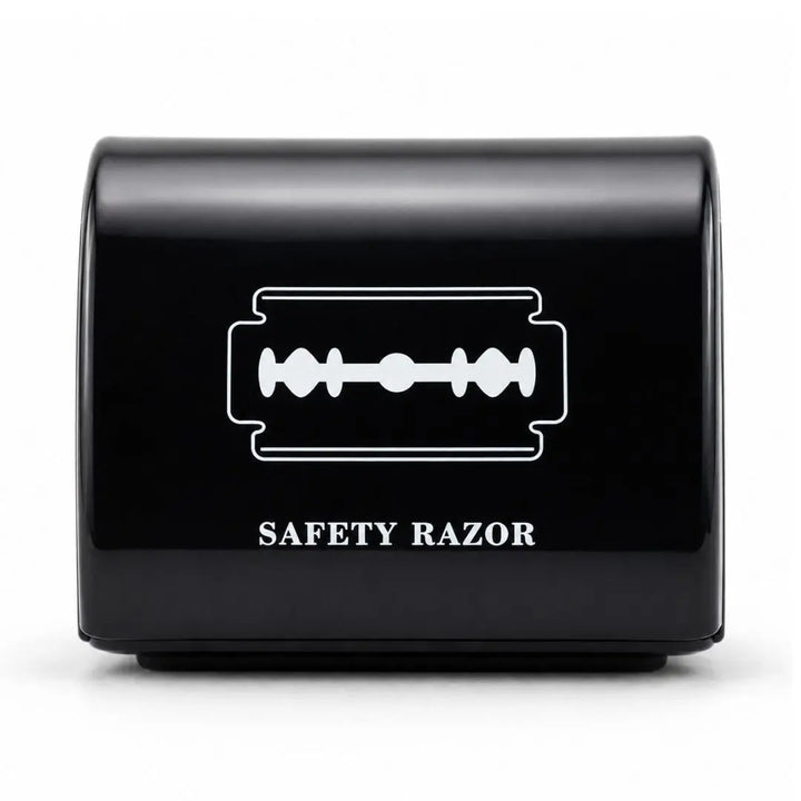 Safety Razor Blade Disposal Box – Svart Klipp&Trim