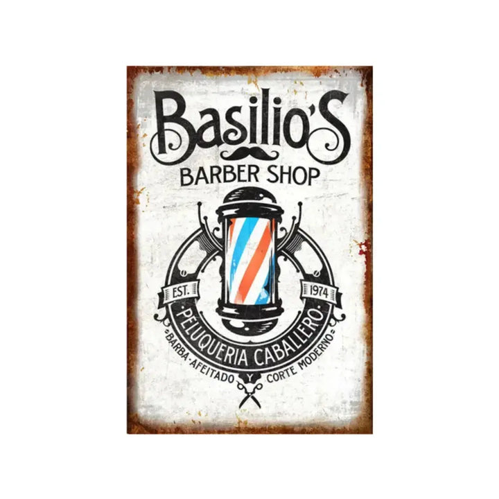 Barber Vintage Metal #20 My Store