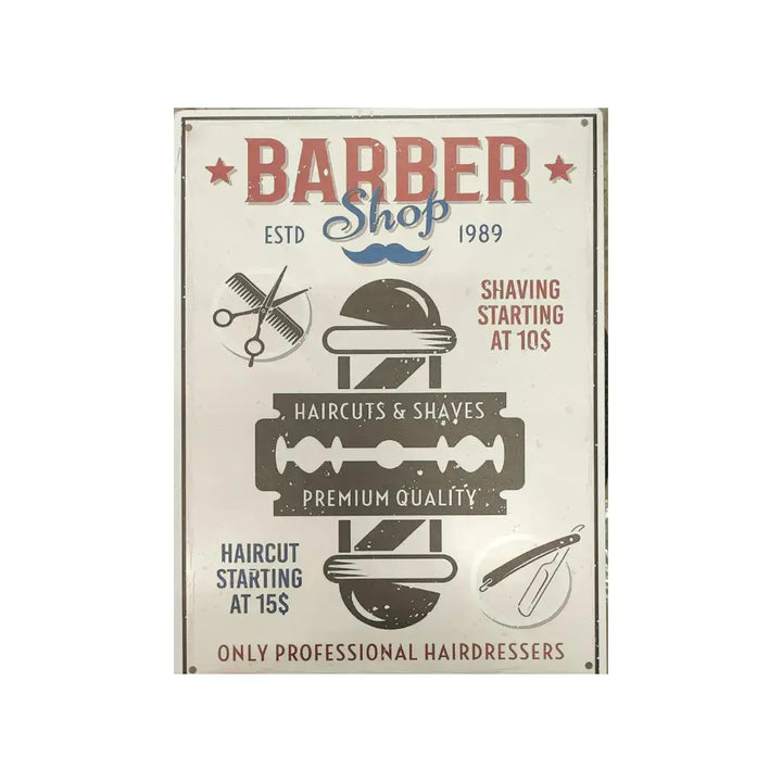 Barber Vintage Metal #60 My Store