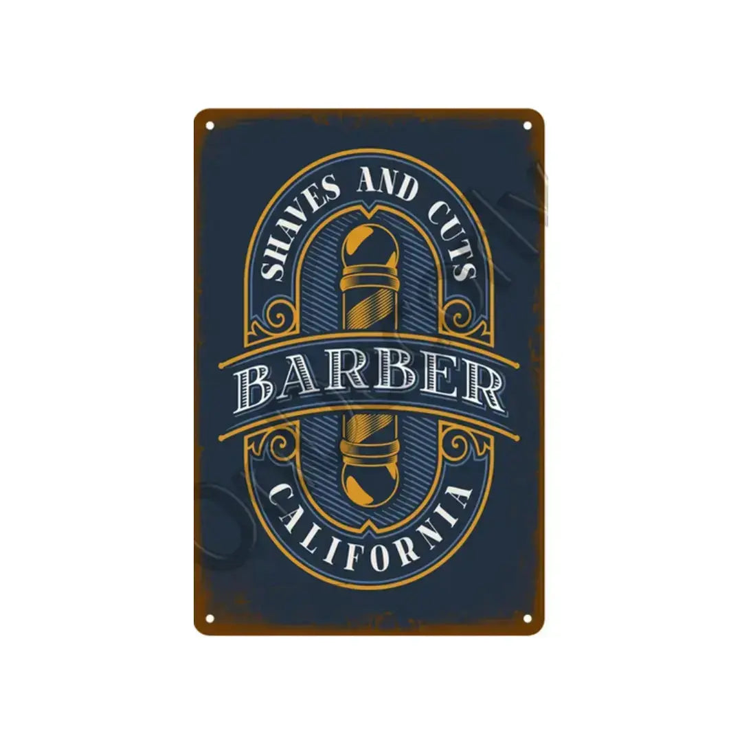Barber Vintage Metal #63 My Store
