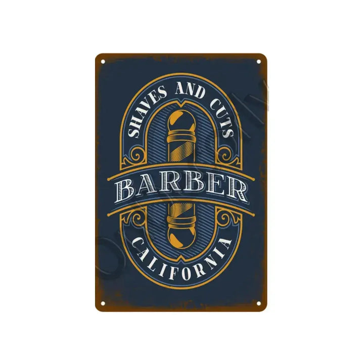 Barber Vintage Metal #63 My Store
