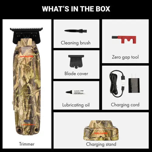 BaBylissPRO Limited Edition Camo Lo-PRO FX Compact Trimmer BaByliss