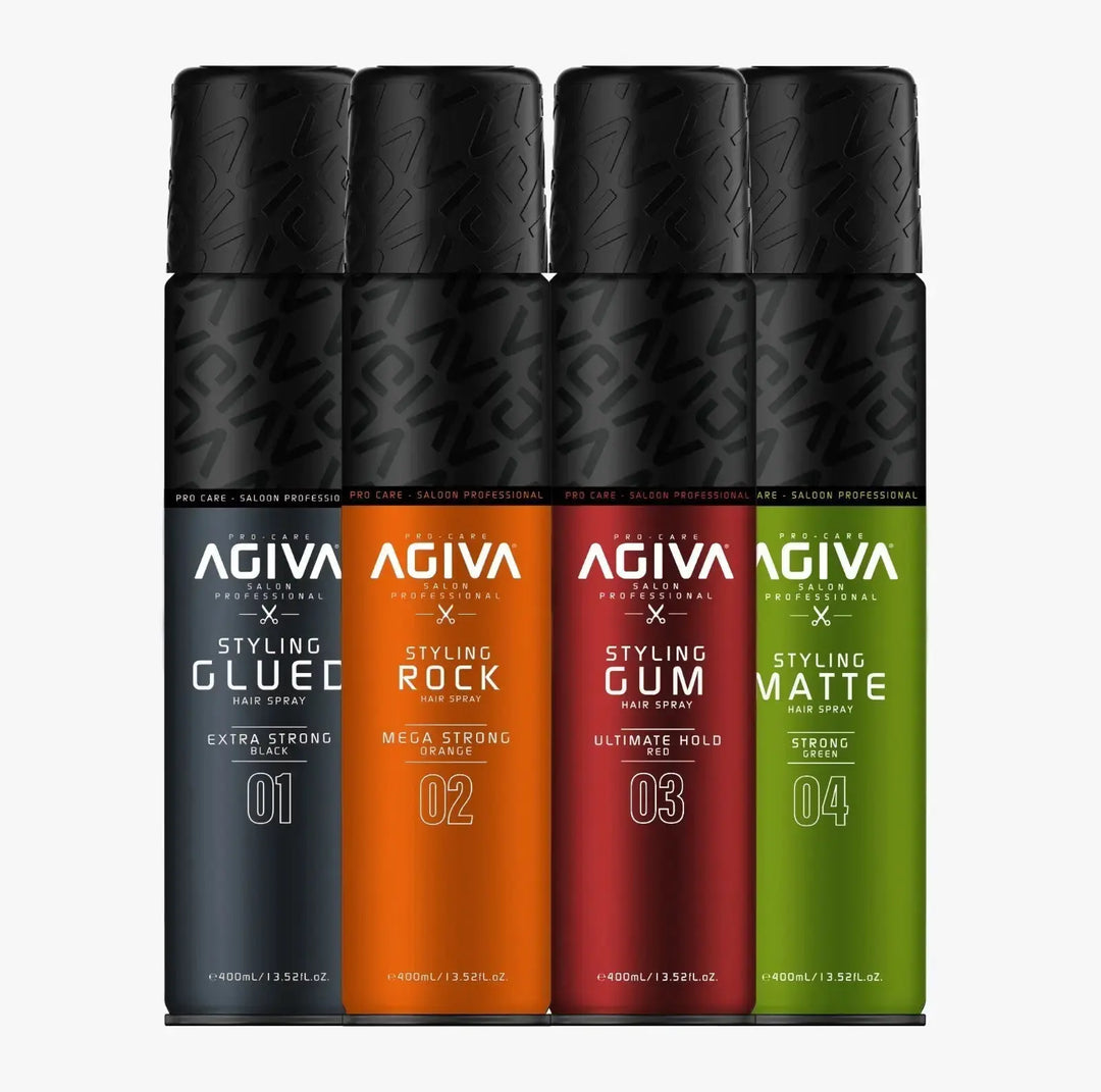 Styling Hair Spray Gum Ultimate Hold Red 03 AGIVA