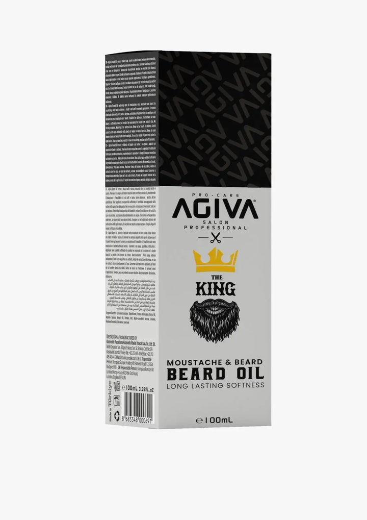 Beard oil, natural oils 100 ml AGIVA