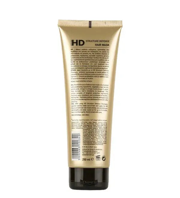 HD HAIR MASK STRUCTURE DEFENSE 250ML HD