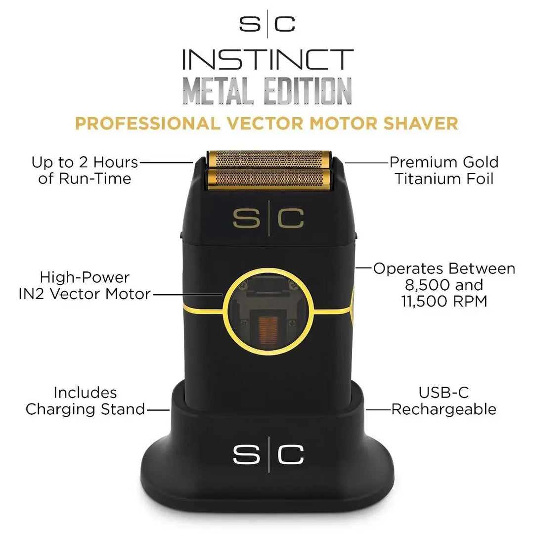 Instinct Metal Professional Double Foil Shaver Stylecraft
