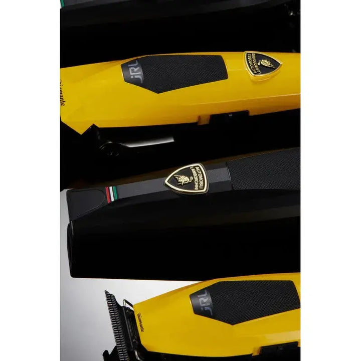 JRL Professional X Lamborghini Diamante Cordless Clipper and Trimmer Combo Yellow JRL