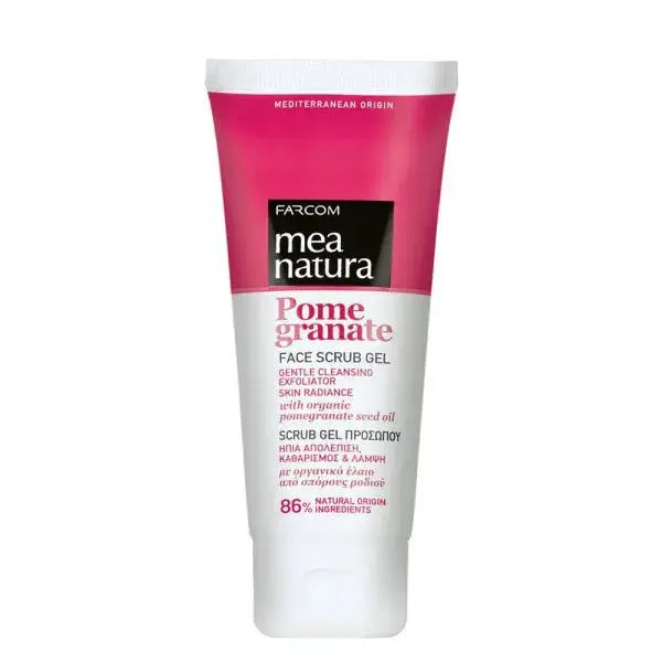 MEA NATURA POMEGRANATE FACE SCRUB GEL 100ML MEA NATURA
