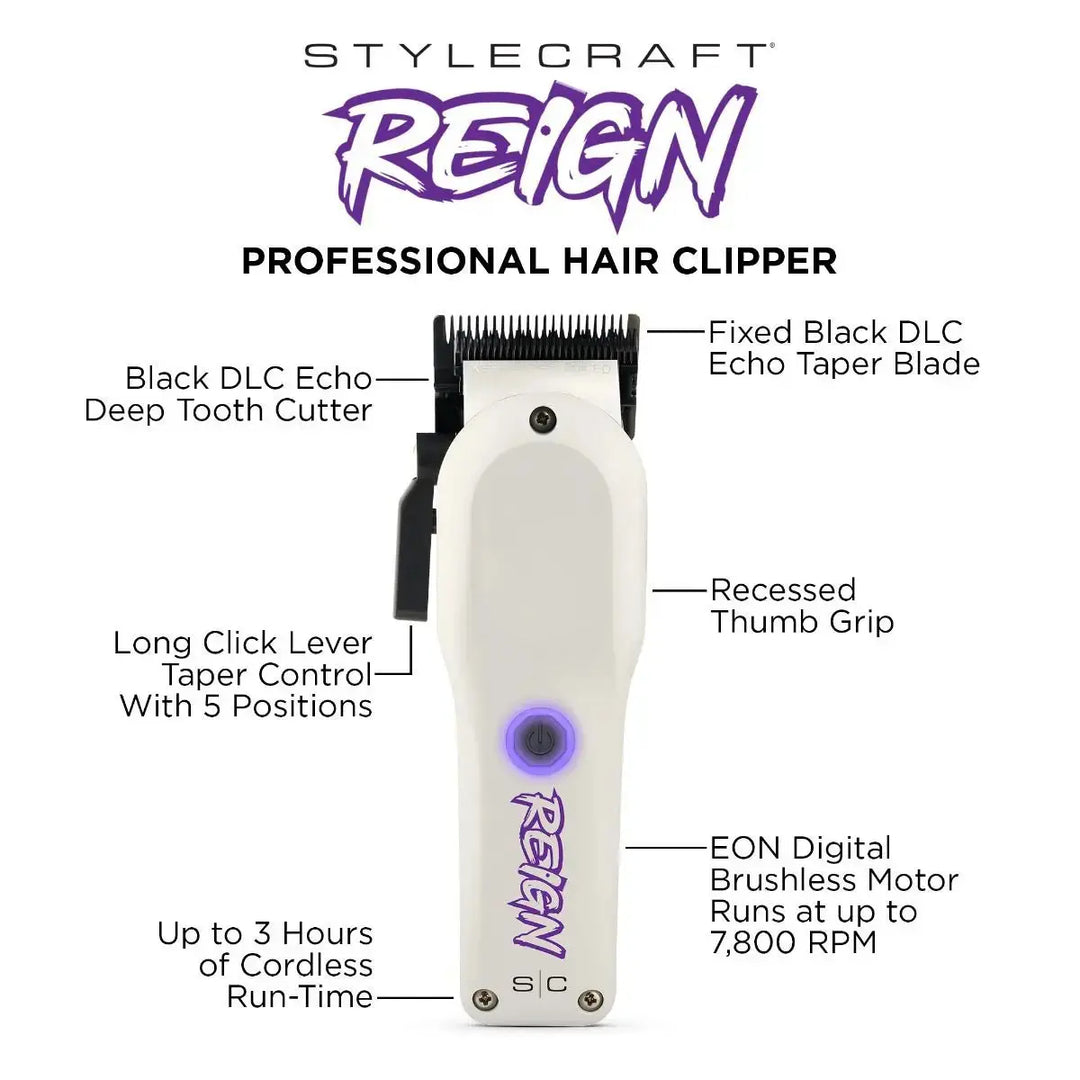SC Reign Professional Hair Clipper Stylecraft