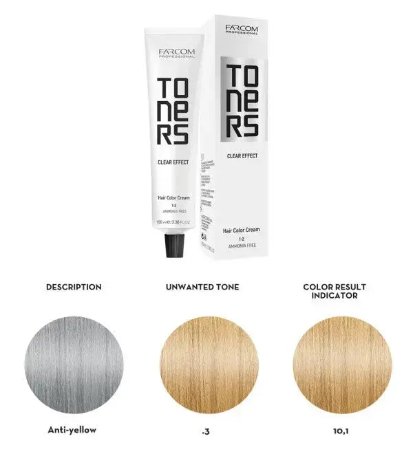 FARCOM Professional Toner Anti-Yellow – 100 ml Farcom